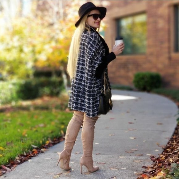 🔥BACK IN STOCK! CHANTELLA Tweed Cape ☆BEST SEL… - Picture 12 of 14